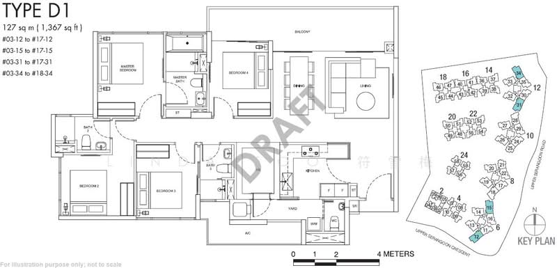 Riversails, 6 Upper Serangoon Crescent, 4 Bedrooms, 1,367 sqft, Condominium For Rent, by Linda Foo 符雪梅, 500147992 - PropertyGuru.com.sg