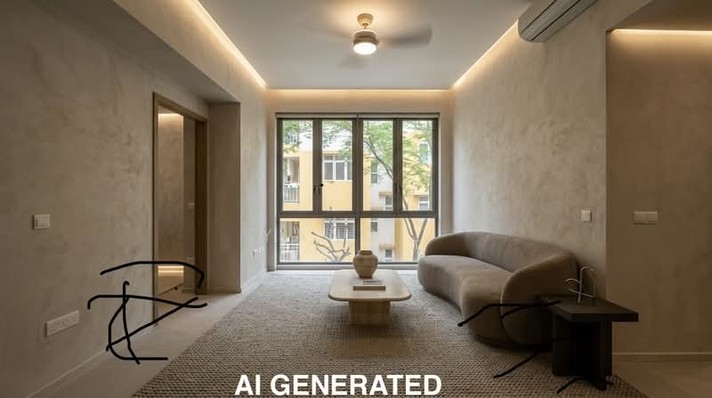 Roots @ Transit, 9 Transit Road, 2 Bedrooms, 581 sqft, Apartment For Sale, by Yang ., 500148030 - Living Room - PropertyGuru.com.sg