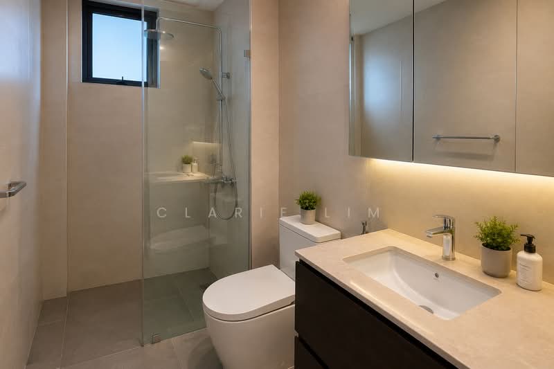 Coco Palms, 21 Pasir Ris Grove, Room Rental, 100 sqft, Condominium For Rent, by Clarie Lim, 500148047 - Bathroom - PropertyGuru.com.sg