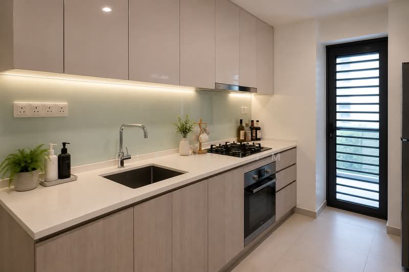 Coco Palms, 21 Pasir Ris Grove, Room Rental, 100 sqft, Condominium For Rent, by Clarie Lim, 500148047 - Kitchen - PropertyGuru.com.sg