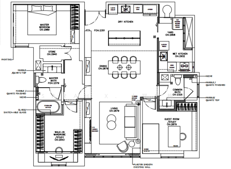 Mirage Tower, 80 Kim Seng Road, 3 Bedrooms, 1,227 sqft, Condominium For Sale, by Sarah X. (郑雪梅), 500148049 - PropertyGuru.com.sg
