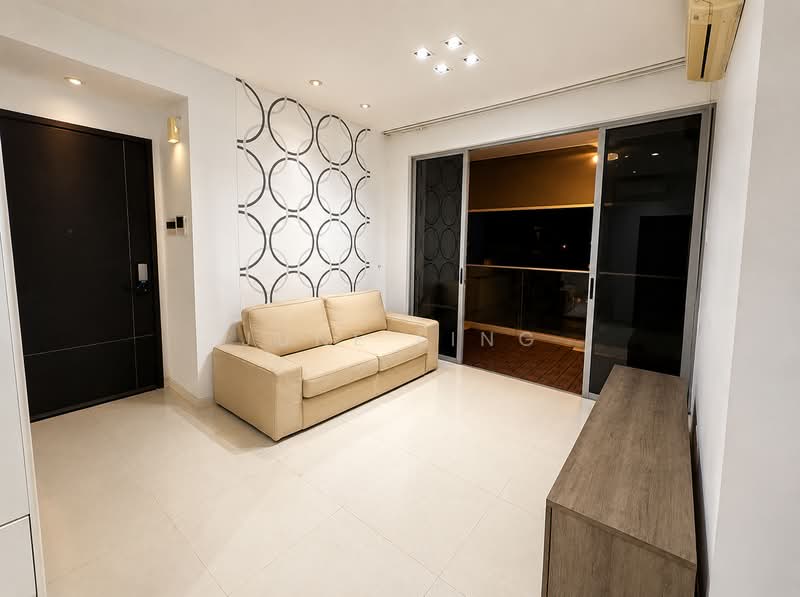Platinum Edge, 18 Leicester Road, 3 Bedrooms, 1,055 sqft, Apartment For Rent, by June Ling, 500148077 - Living Room - PropertyGuru.com.sg