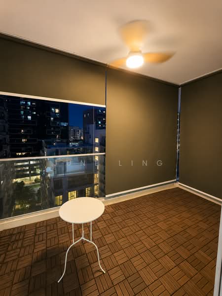 Platinum Edge, 18 Leicester Road, 3 Bedrooms, 1,055 sqft, Apartment For Rent, by June Ling, 500148077 - Balcony - PropertyGuru.com.sg