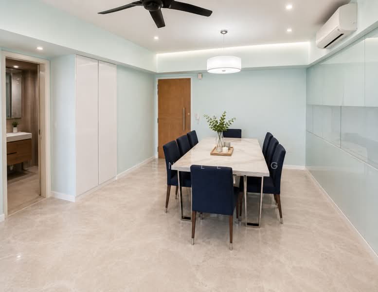 The Lakefront Residences, 46 Lakeside Drive, 3 Bedrooms, 1,001 sqft, Condominium For Rent, by Eileen Leong, 500148097 - Dining Room - PropertyGuru.com.sg