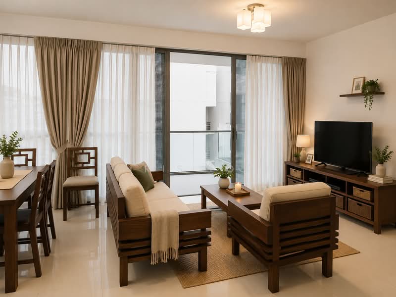 The Canopy, 71 Yishun Avenue 11, 4 Bedrooms, 1,410 sqft, Executive Condominium For Sale, by Iris Loo, 500148106 - Living Room - PropertyGuru.com.sg