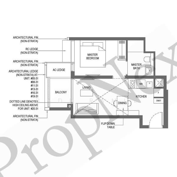 The M, 36 Middle Road, 1 Bedroom, 431 sqft, Condominium For Sale, by Badd Ramle, 500148133 - PropertyGuru.com.sg