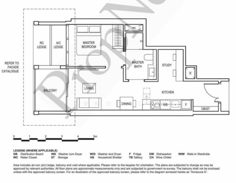 CanningHill Piers, 1 Clarke Quay, 1 Bedroom, 538 sqft, Condominium For Sale, by Vernon Low, 500148139 - PropertyGuru.com.sg
