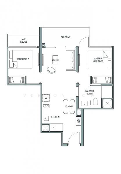 Park Colonial, 10 Woodleigh Lane, 2 Bedrooms, 603 sqft, Condominium For Rent, by Vernon Low, 500148145 - PropertyGuru.com.sg