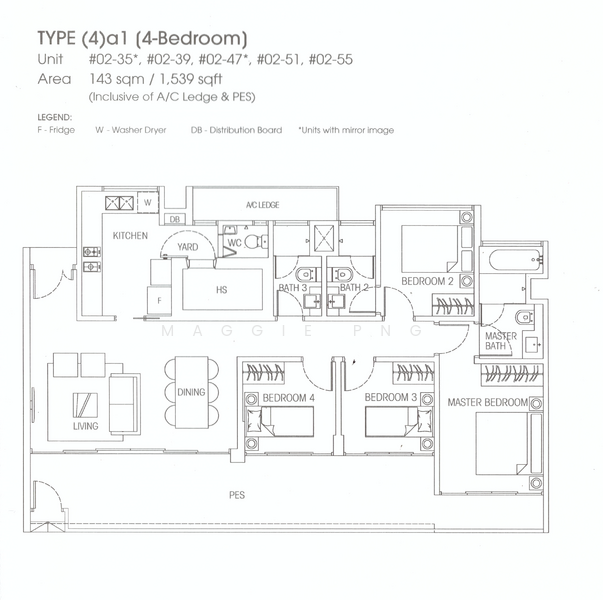 Hedges Park Condominium, 71 Flora Drive, 4 Bedrooms, 1,539 sqft, Condominium For Sale, by Maggie Png, 500148177 - PropertyGuru.com.sg