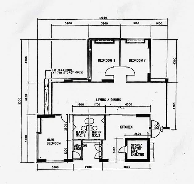1 Pine Close, 1 Pine Close, 3 Bedrooms, 1,184 sqft, HDB Flat For Sale, by James Yeo, 500148183 - PropertyGuru.com.sg
