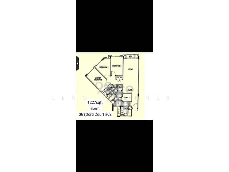 Stratford Court, 41A Bedok Ria Crescent, 3 Bedrooms, 1,228 sqft, Condominium For Sale, by Leng Propnex, 500148226 - PropertyGuru.com.sg
