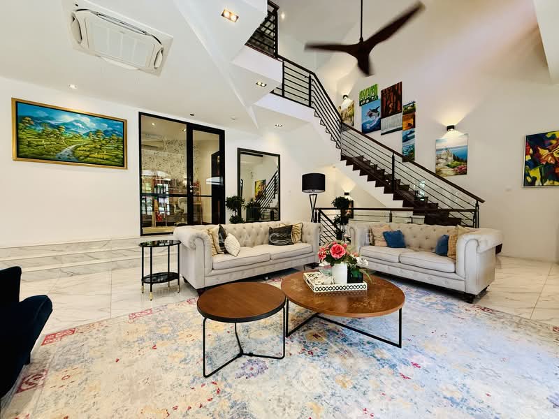 Wide 16m Plot! Bright Corner Terrace with Basement & Greenery Views! Rare Gem!, , 8 Bedrooms, 3,803 sqft, Corner Terrace For Sale, by Isaac Lee, 500148241 - Living Room - PropertyGuru.com.sg