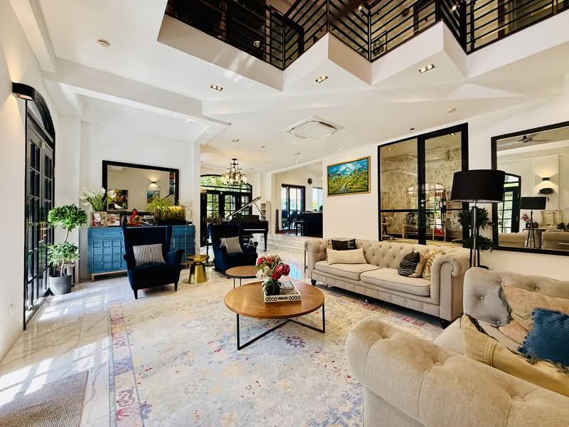 Wide 16m Plot! Bright Corner Terrace with Basement & Greenery Views! Rare Gem!, , 8 Bedrooms, 3,803 sqft, Corner Terrace For Sale, by Isaac Lee, 500148241 - Living Room - PropertyGuru.com.sg