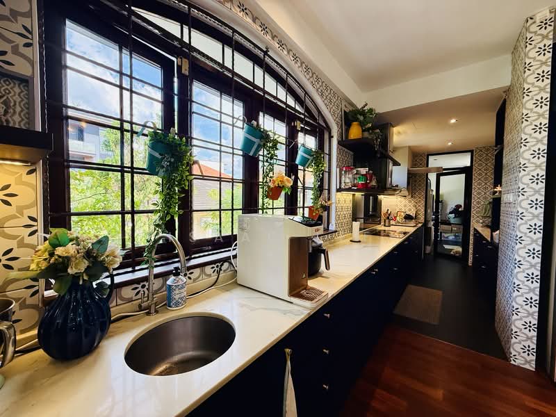 Wide 16m Plot! Bright Corner Terrace with Basement & Greenery Views! Rare Gem!, , 8 Bedrooms, 3,803 sqft, Corner Terrace For Sale, by Isaac Lee, 500148241 - Kitchen - PropertyGuru.com.sg