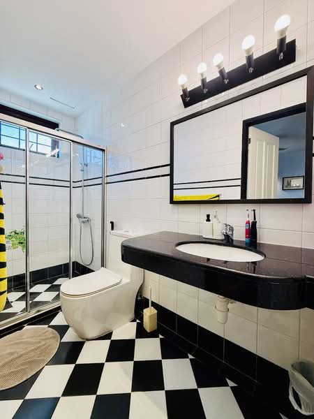 Wide 16m Plot! Bright Corner Terrace with Basement & Greenery Views! Rare Gem!, , 8 Bedrooms, 3,803 sqft, Corner Terrace For Sale, by Isaac Lee, 500148241 - Bathroom - PropertyGuru.com.sg