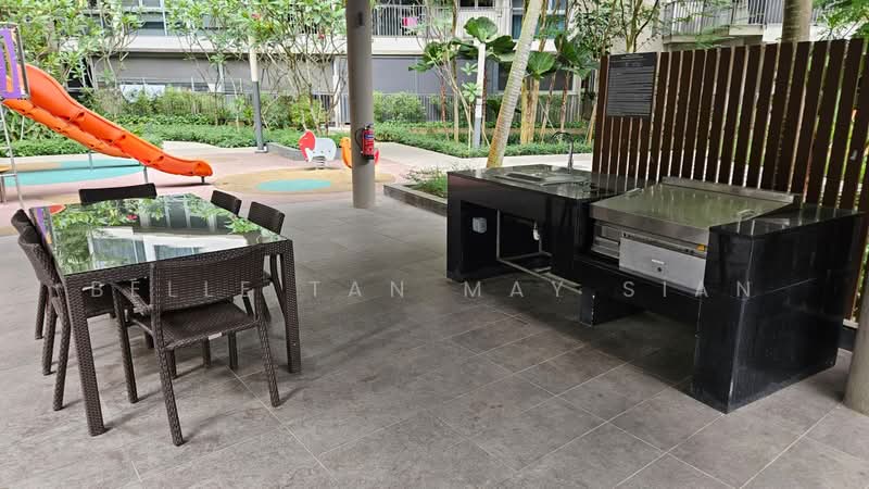 RiverTrees Residences, 21 Fernvale Close, 1 Bedroom, 506 sqft, Condominium For Rent, by Belle Tan May Sian, 500148338 - BBQ - PropertyGuru.com.sg