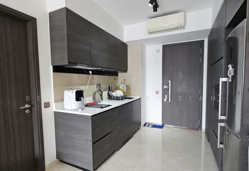 RiverTrees Residences, 21 Fernvale Close, 1 Bedroom, 506 sqft, Condominium For Rent, by Belle Tan May Sian, 500148338 - Kitchen - PropertyGuru.com.sg