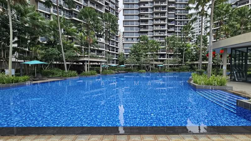 RiverTrees Residences, 21 Fernvale Close, 1 Bedroom, 506 sqft, Condominium For Rent, by Belle Tan May Sian, 500148338 - Pool - PropertyGuru.com.sg