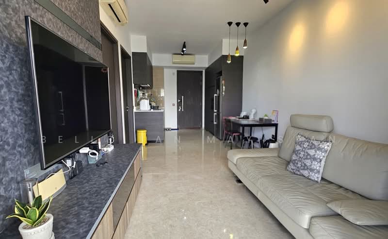 RiverTrees Residences, 21 Fernvale Close, 1 Bedroom, 506 sqft, Condominium For Rent, by Belle Tan May Sian, 500148338 - Living Room - PropertyGuru.com.sg