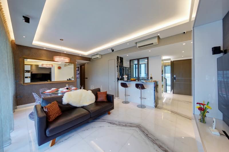 Hundred Trees, 85 West Coast Drive, 4 Bedrooms, 1,475 sqft, Condominium For Sale, by Sybil Yap, 500148355 - Living Room - PropertyGuru.com.sg