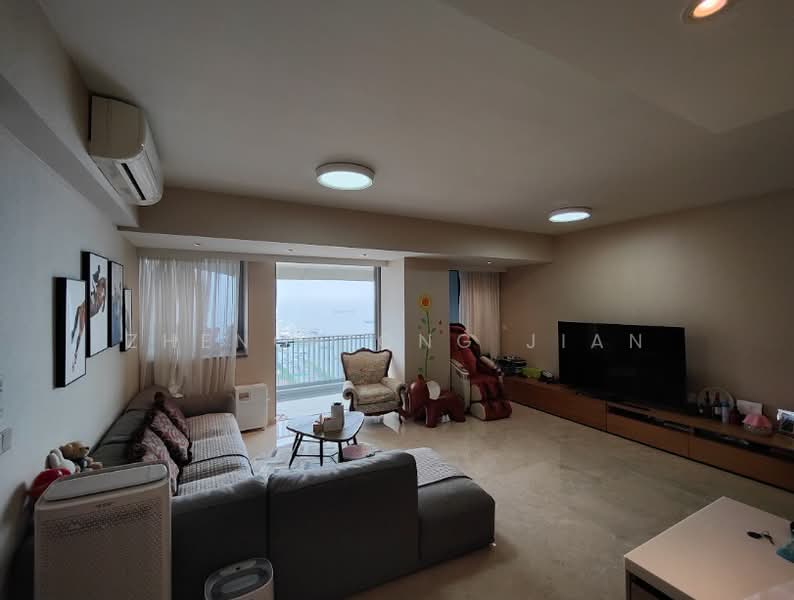 V on Shenton, 5 Shenton Way, 3 Bedrooms, 1,765 sqft, Condominium For Sale, by Zheng Zong Jian, 500148430 - Living Room - PropertyGuru.com.sg
