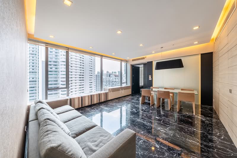 Helios Residences, 15 Cairnhill Circle, 2 Bedrooms, 1,281 sqft, Condominium For Rent, by Adrian Lim, 500148483 - Living Room - PropertyGuru.com.sg