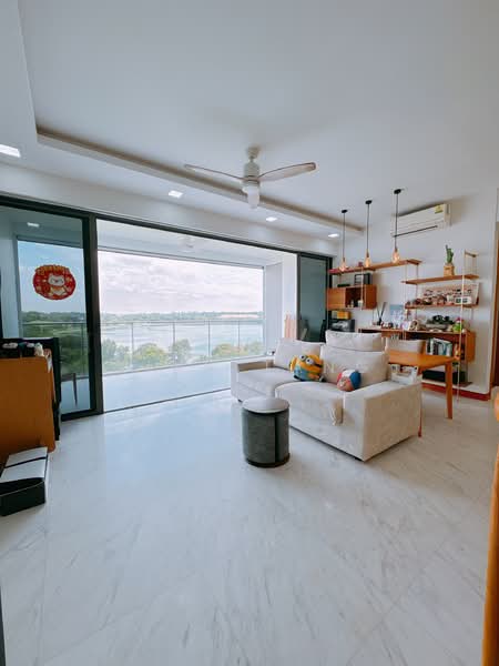 Waterfront Isle, 738 Bedok Reservoir Road, 3 Bedrooms, 1,216 sqft, Condominium For Rent, by King Tang, 500148554 - Living Room - PropertyGuru.com.sg