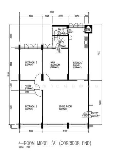 395 Yishun Ring Road, 395 Yishun Ring Road, 3 Bedrooms, 1,119 sqft, HDB Flat For Sale, by Tony Chua, 500148563 - PropertyGuru.com.sg