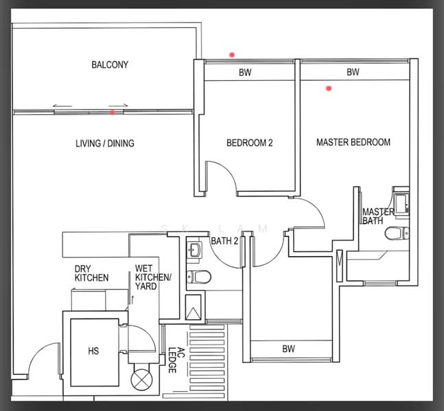 Waterfront Isle, 738 Bedok Reservoir Road, 3 Bedrooms, 1,152 sqft, Condominium For Rent, by SK Lam, 500148614 - PropertyGuru.com.sg