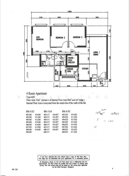 613C Punggol Drive, 613C Punggol Drive, 3 Bedrooms, 1,001 sqft, HDB Flat For Sale, by Bernard Tang, 500148665 - PropertyGuru.com.sg