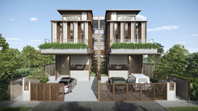 TOP Soon! Majestic Luxury Designer Link Bungalow Crafted by an Award-Winning Developer, Aida Street, 5 Bedrooms, 5,900 sqft, Semi-Detached House For Sale, by Amy Chew, 500148670 - Exterior - PropertyGuru.com.sg