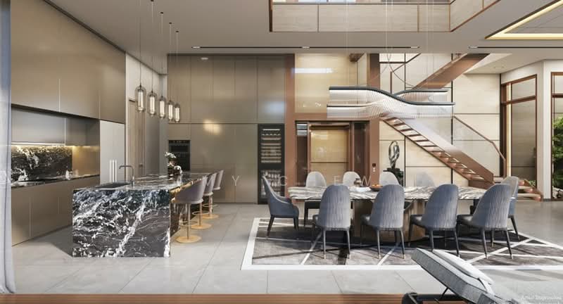 Luxurious Award Wining Link -Bungalow By A Reowned Developer, Aida Street, 5 Bedrooms, 5,900 sqft, Semi-Detached House For Sale, by Amy Chew, 500148670 - Kitchen - PropertyGuru.com.sg