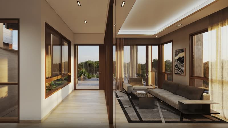 TOP Soon! Majestic Luxury Designer Link Bungalow Crafted by an Award-Winning Developer, Aida Street, 5 Bedrooms, 5,900 sqft, Semi-Detached House For Sale, by Amy Chew, 500148670 - Living Room - PropertyGuru.com.sg
