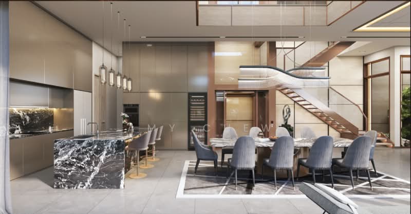 TOP Soon! Majestic Luxury Designer Link Bungalow Crafted by an Award-Winning Developer, Aida Street, 5 Bedrooms, 5,900 sqft, Semi-Detached House For Sale, by Amy Chew, 500148670 - Kitchen - PropertyGuru.com.sg