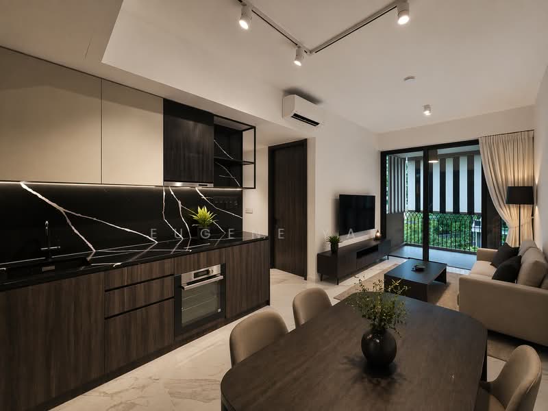 Jervois Mansion, 4 Jervois Close, 2 Bedrooms, 861 sqft, Condominium For Rent, by Eugene Yap, 500148687 - Living Room - PropertyGuru.com.sg