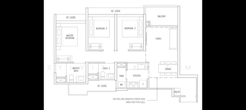 The Botany at Dairy Farm, 3 Dairy Farm Walk, 3 Bedrooms, 926 sqft, Condominium For Rent, by Sylvia Tan Z M, 500148691 - PropertyGuru.com.sg