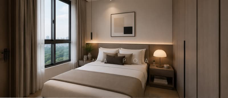 Blossoms By The Park, 9 Slim Barracks Rise, 3 Bedrooms, 1,076 sqft, Condominium For Sale, by Gina Poa, 500148757 - Bedroom - PropertyGuru.com.sg