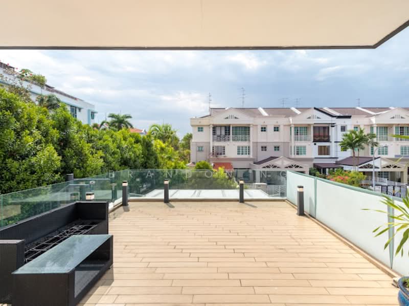 Homes at Eastwood Place, 8 Eastwood Place, 6 Bedrooms, 5,200 sqft, Terraced House For Sale, by Brandon Ng, 500148867 - Master Bedroom’s Balcony - PropertyGuru.com.sg
