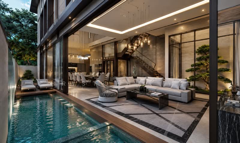 D15: Freehold Semi-Detached | Felicita | Opera Estate | Aida Street, Aida Street, 6 Bedrooms, 5,900 sqft, Semi-Detached House For Sale, by Christopher Yap, 500148878 - Living Room - PropertyGuru.com.sg