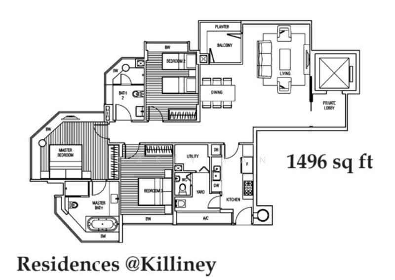 Residences @ Killiney, 147 Killiney Road, 3 Bedrooms, 1,496 sqft, Condominium For Rent, by Carly Tan, 500148891 - PropertyGuru.com.sg