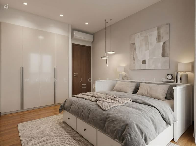 Sophia Residence, 5 Sophia Road, 3 Bedrooms, 1,991 sqft, Condominium For Sale, by Wayne Joseph Ong 王伟洋, 500148924 - Bedroom (AI generated) - PropertyGuru.com.sg