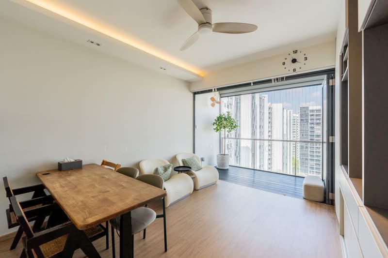 Waterbank at Dakota, 84 Dakota Crescent, 2 Bedrooms, 883 sqft, Condominium For Sale, by Louis Wong, 500148926 - Living Room - PropertyGuru.com.sg