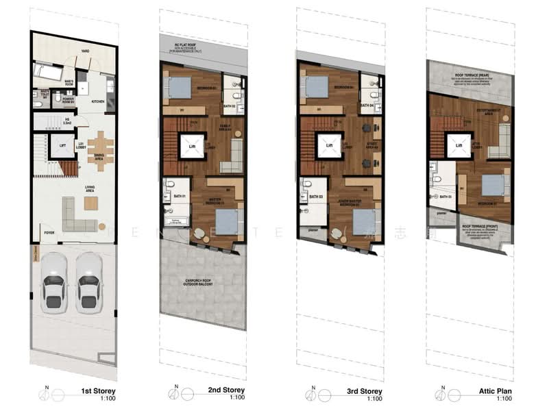 Masonry @ Joo Chiat Place, Joo Chiat Place, 5 Bedrooms, 4,384 sqft, Terraced House For Sale, by Terence Tee (郑志翔), 500148952 - PropertyGuru.com.sg