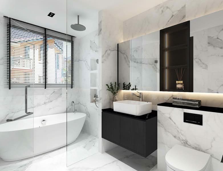 Masonry @ Joo Chiat Place, Joo Chiat Place, 5 Bedrooms, 4,384 sqft, Terraced House For Sale, by Terence Tee (郑志翔), 500148952 - Bathroom - PropertyGuru.com.sg
