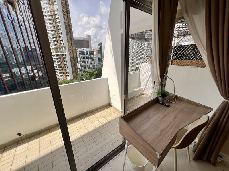 Elizabeth Heights, 57 Cairnhill Road, Room Rental, 250 sqft, Condominium For Rent, by John Chong, 500148967 - Balcony - PropertyGuru.com.sg