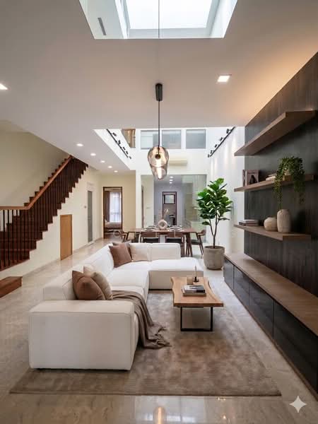 Springside Avenue, Springside avenue, 6 Bedrooms, 4,155 sqft, Terraced House For Sale, by Rachel ng, 500148973 - Living Room - PropertyGuru.com.sg
