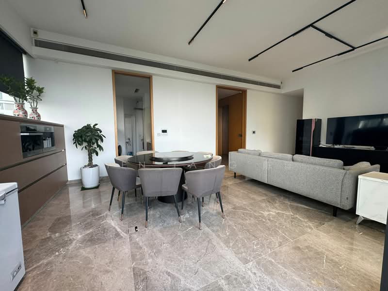Nouvel 18, 16 Anderson Road, 4 Bedrooms, 1,765 sqft, Condominium For Rent, by Chen Yang 陈洋, 500148974 - Living Room - PropertyGuru.com.sg