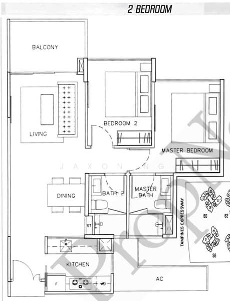 Parc Olympia, 50 Flora Drive, 2 Bedrooms, 797 sqft, Condominium For Sale, by Jaxon Ng, 500148980 - PropertyGuru.com.sg