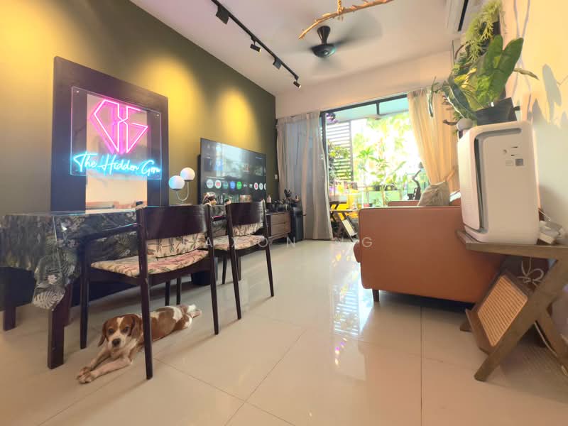 Parc Olympia, 50 Flora Drive, 2 Bedrooms, 797 sqft, Condominium For Sale, by Jaxon Ng, 500148980 - Living Room - PropertyGuru.com.sg