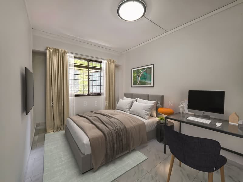 124A Rivervale Drive, 124A Rivervale Drive, 3 Bedrooms, 1,292 sqft, HDB Flat For Sale, by Kimberly Tang, 500149065 - Common Bedroom (AI Rendered) - PropertyGuru.com.sg